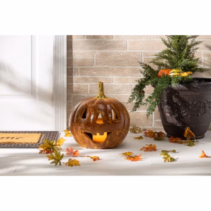 14″ Terra Cotta Jack O’ Lantern